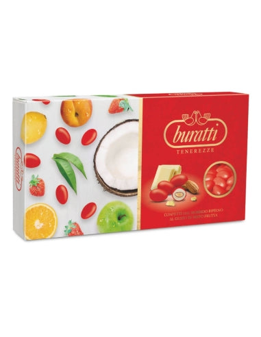 CONFETTI TENEREZZE MISTO FRUTTA ROSSO 1KG