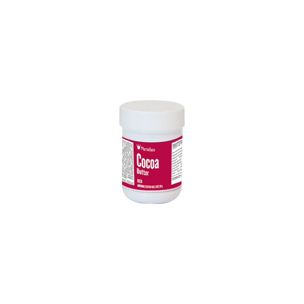 Colorante al Burro di Cacao Rosso 30g - Martellato